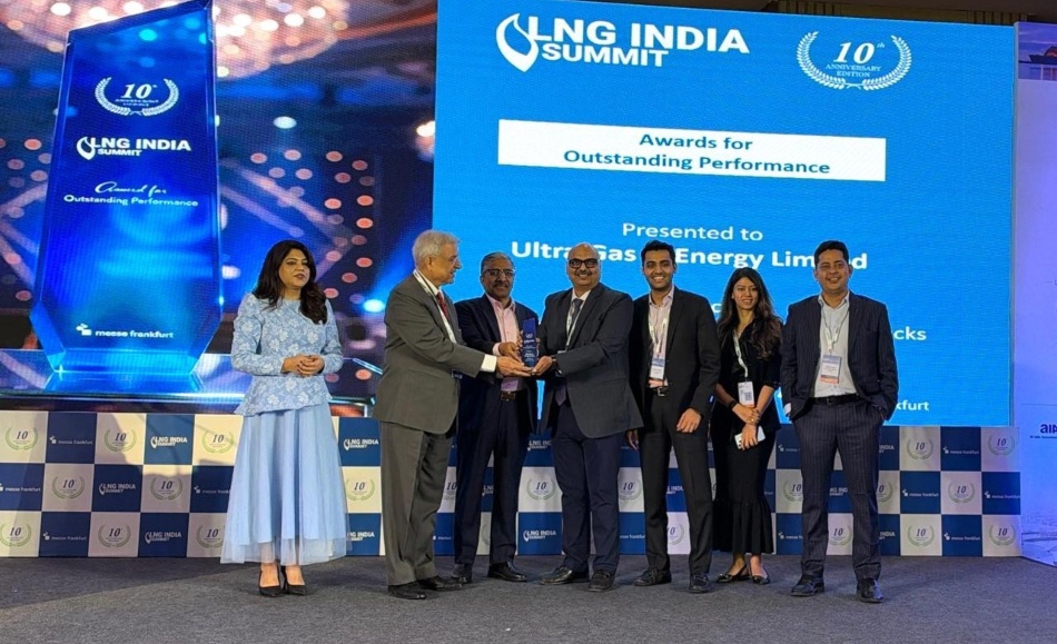 UGEL Honoured at the 10th LNG India Summit 2026